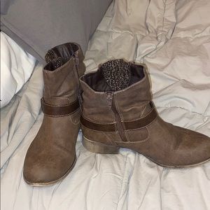 Rosalie Brown Ankle Boots